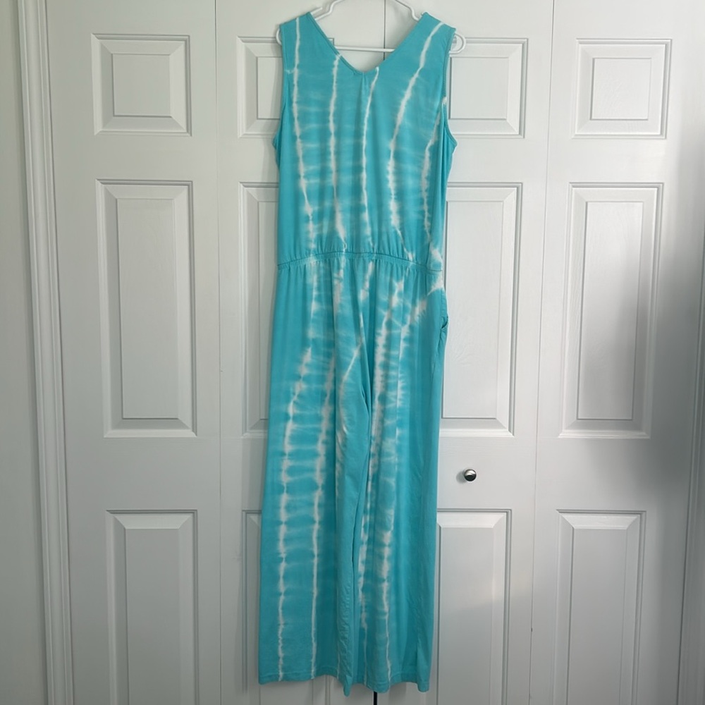 FRESH PRODUCE Luna Blue Soleil OPHELIA STRETCH Knit JUMPSUIT XL - Picture 3 of 7